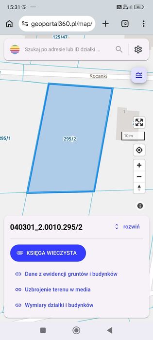 Działka budowlana Zielonka