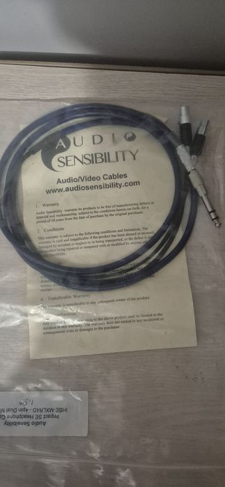 Kabel Audio Sensibility 1,5m