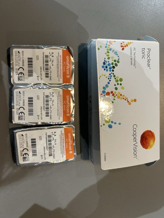Proclear Toric -1.75 szkła kontaktowe