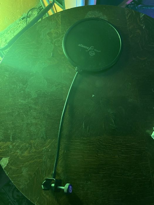 Budka osłona akustyczna do nagrywania wokali + statyw + pop filter