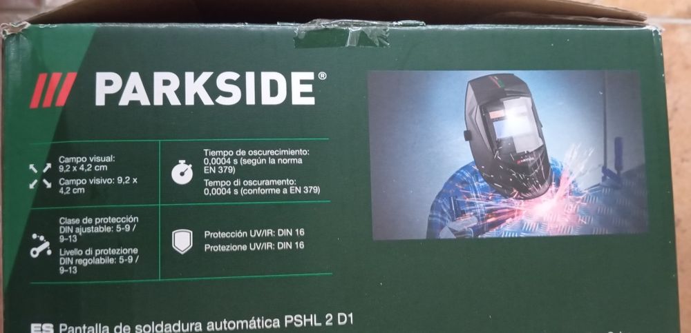 Máscara soldadura automática Parkside
