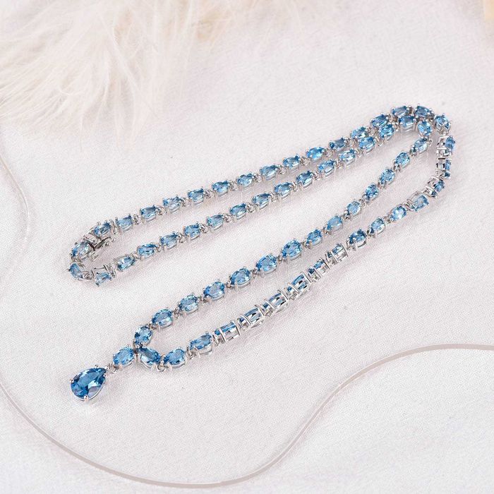 Colar Prata - Topázio - Certificado