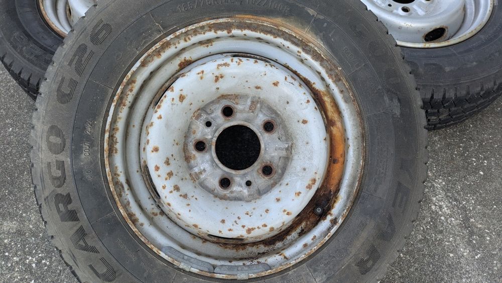5 jantes 14", michelin 61423, furação 5x118