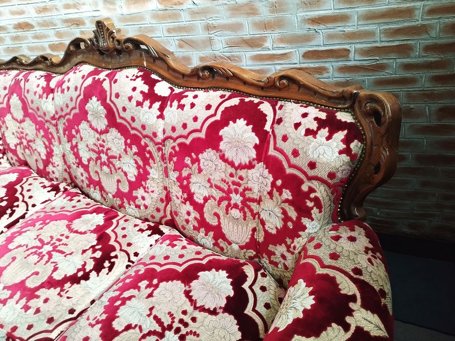 piękna sofa Barok 3 osobowa Antyk Vintage