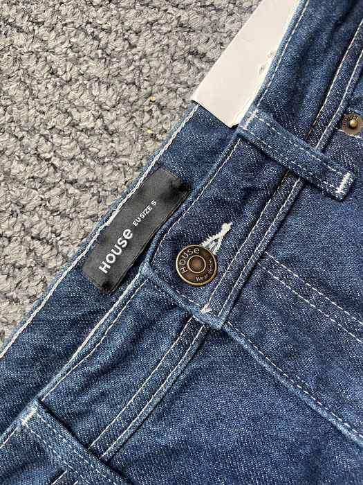 широкие широкі темно сині denim casual джинси, широкого крою rep sk8