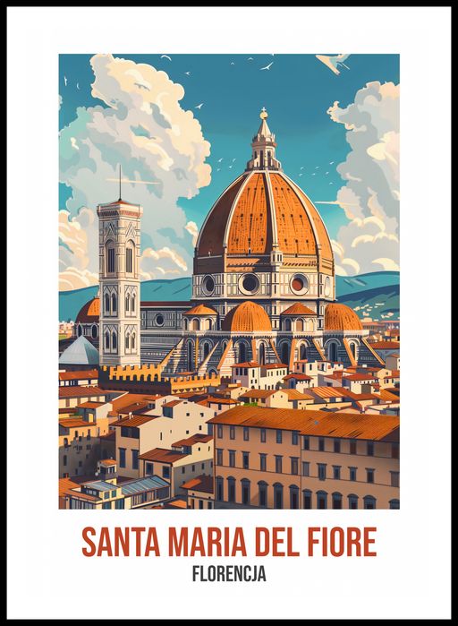 Plakat 59,4x84,1cm Santa Maria Del Fiore