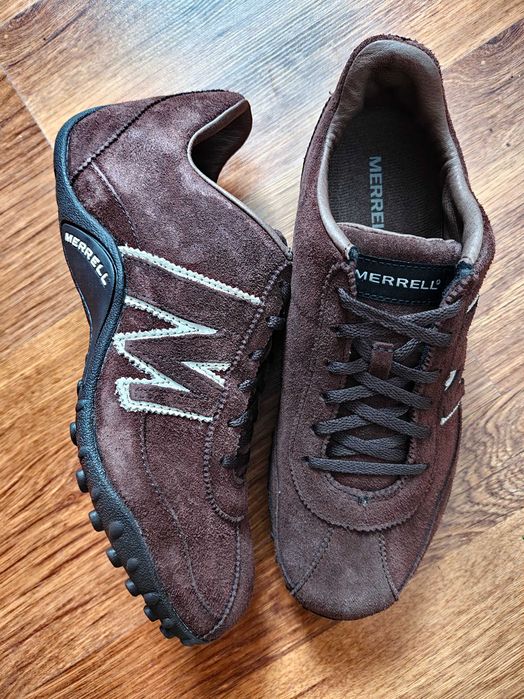 Skórzane buty sportowe męskie adidasy MERRELL