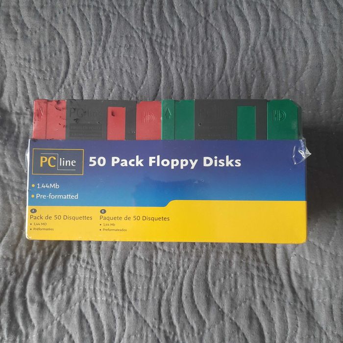 Dyskietki 1,44 Mb, 50 sztuk, nowe