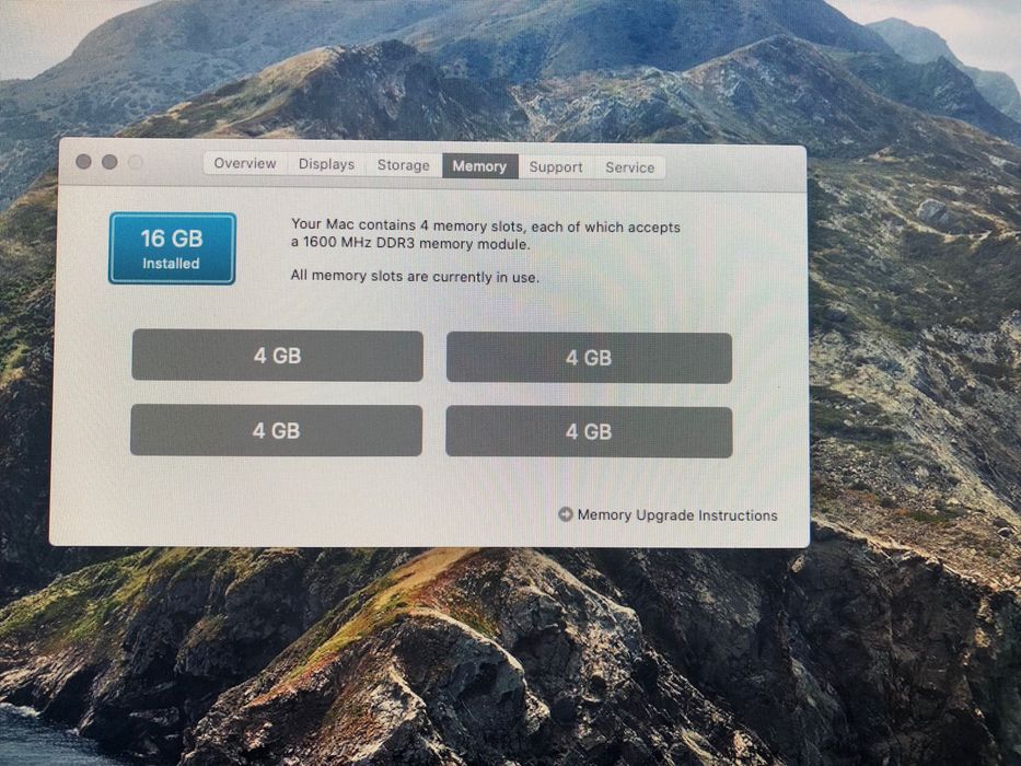 iMac 27 Late 2013 16Gb RAM