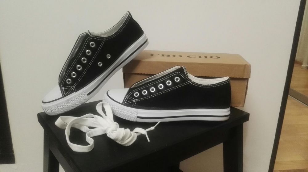 czarne trampki NOWE!