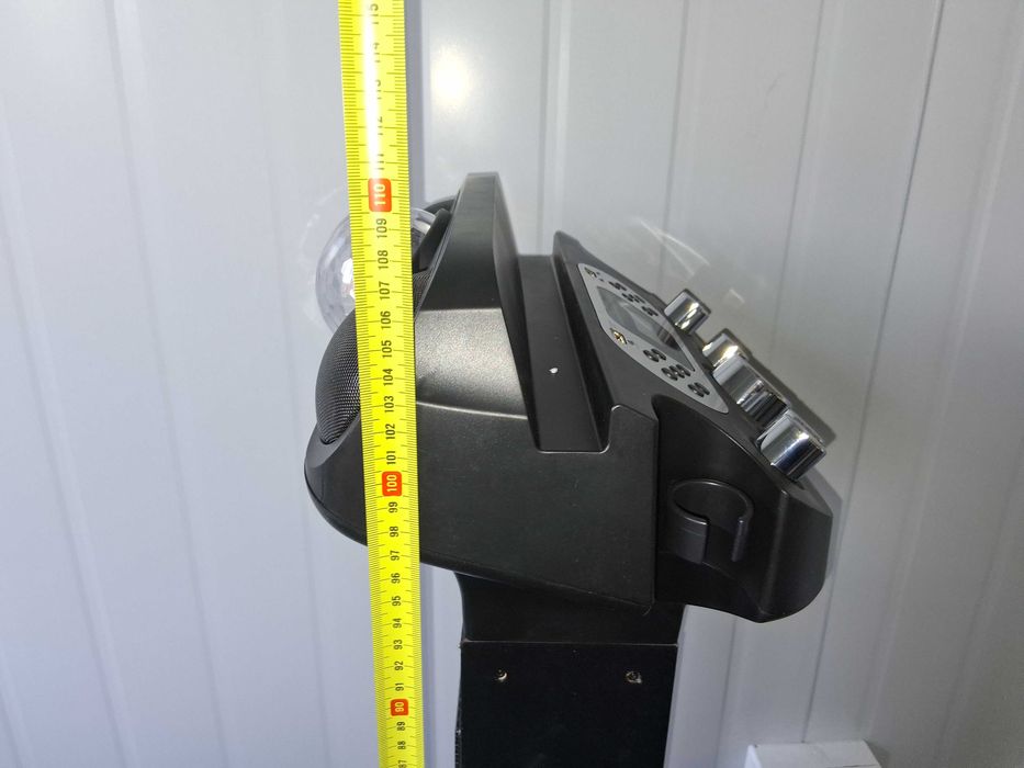 J140 Easykaraoke EK3048 Karaoke Tower Z Mikrofonami Oświetleniem Disco