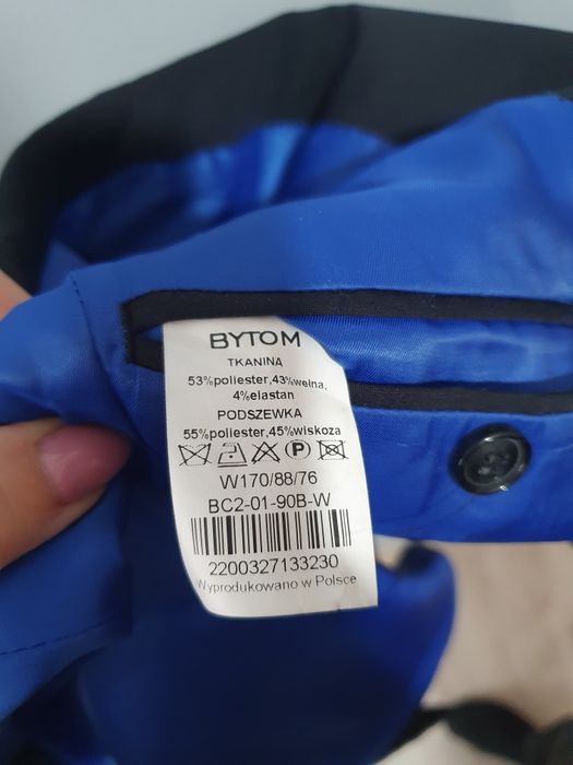 Garnitur BYTOM roz S/ 175 cm wzrostu  Czarny