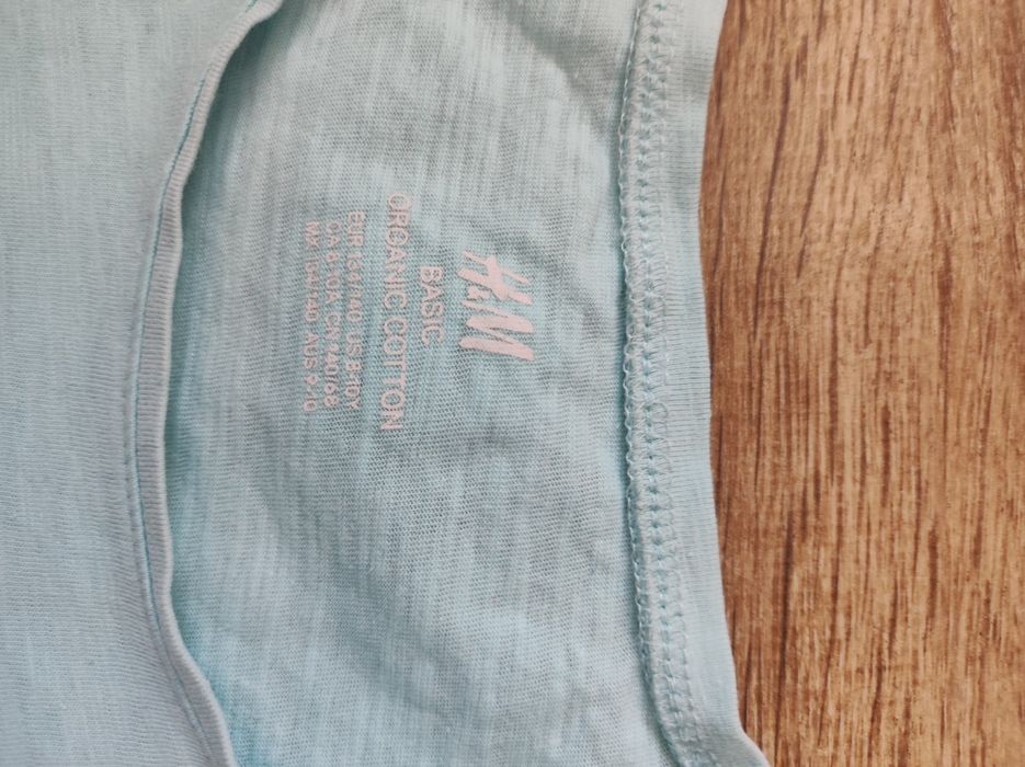 Koszulka bez rękawów rozm 134 h&m