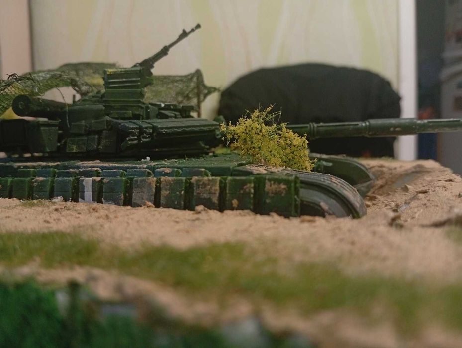 діорама танк т64 бв в капонірі 1/35