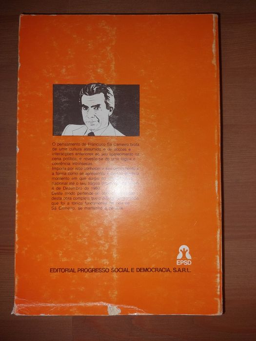 L " Textos 1ª Volume Francisco Sá Carneiro " (Bom estado)