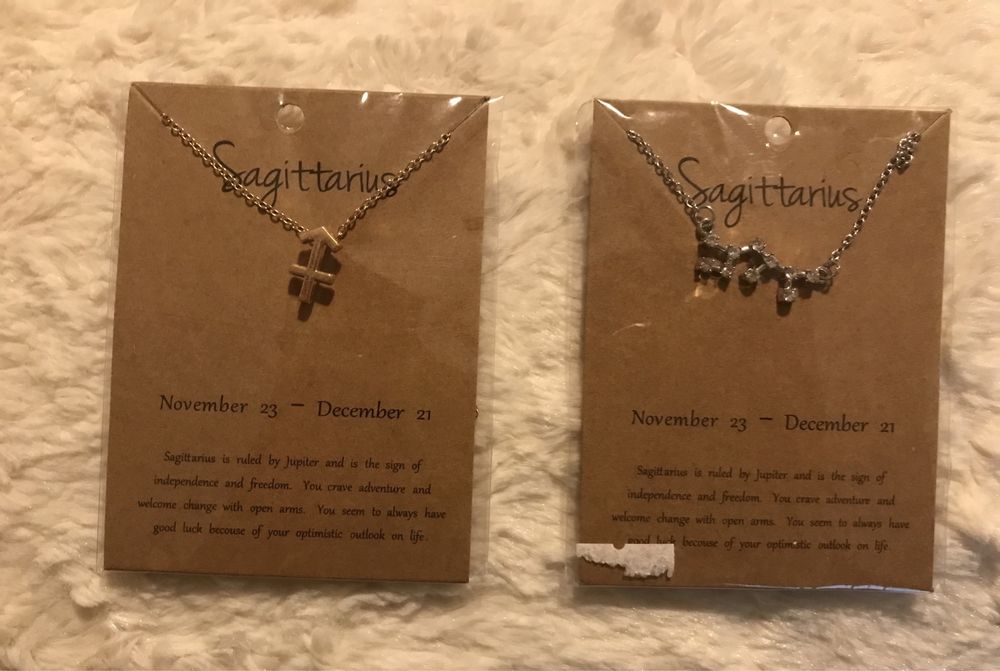 NOVOS-colares os Signos-Todos os signos disponíveis dourado e prateado