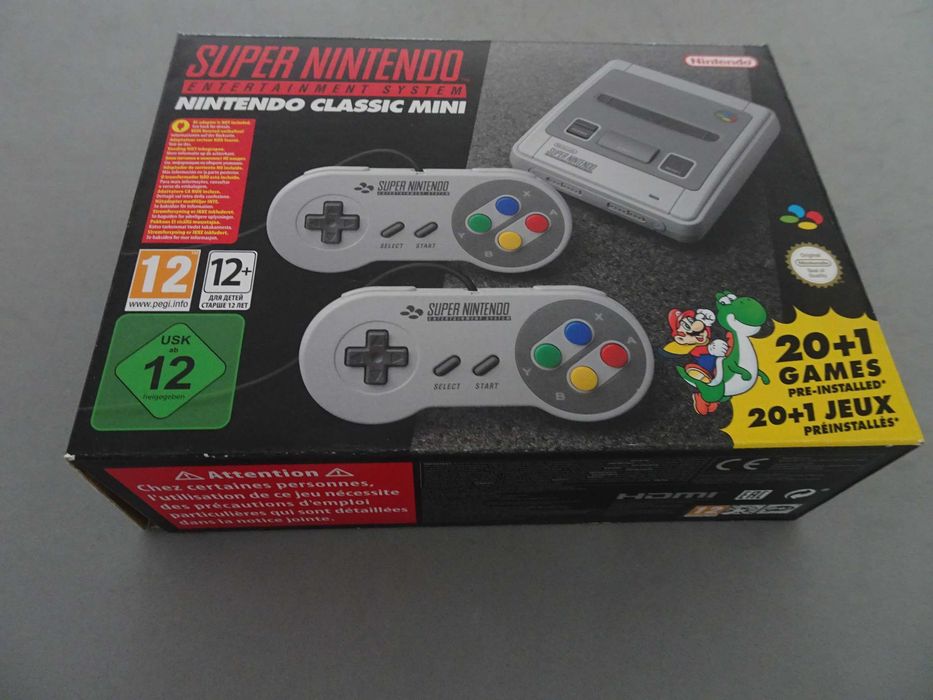 Consola Super Nintendo - Nintendo Classic Mini (nunca usada)