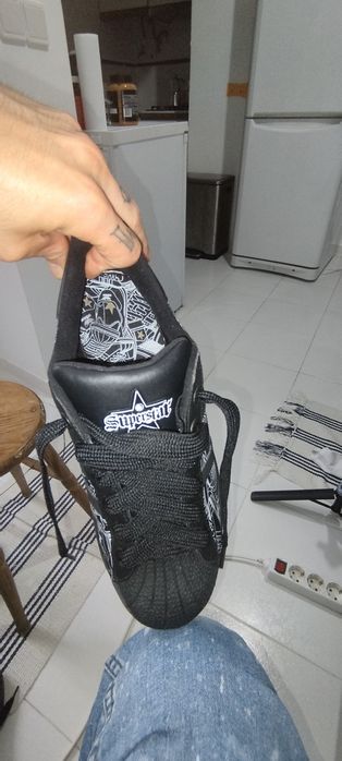 Tênis Adidas Superstar Sign Off Mens Basketball Shoes