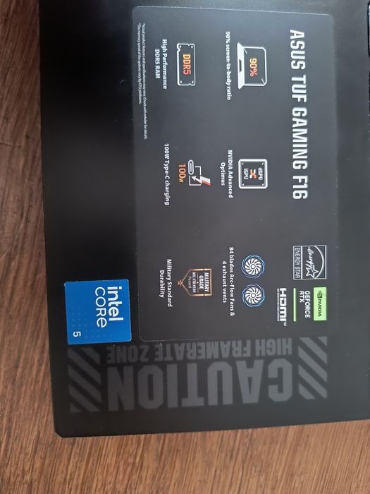 Laptop Gamingowy Asus Tuf Gaming F16