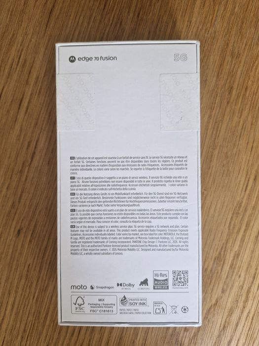 Motorola edge 70 fusion 2026