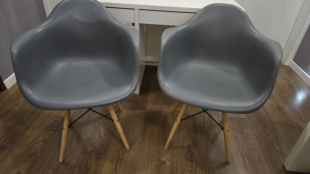 Fotel DAW EIFFEL Milano ENZO MONDI krzesło szare