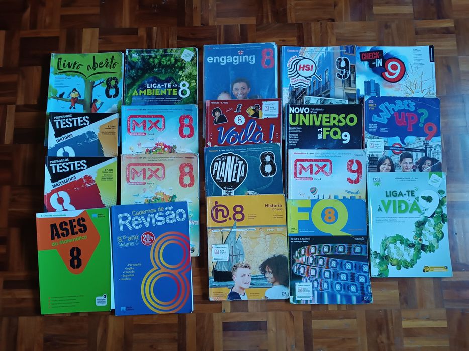 livros manuais cadernos todas as disciplinas 6º 7° 8° 9° 10° 11° 12°