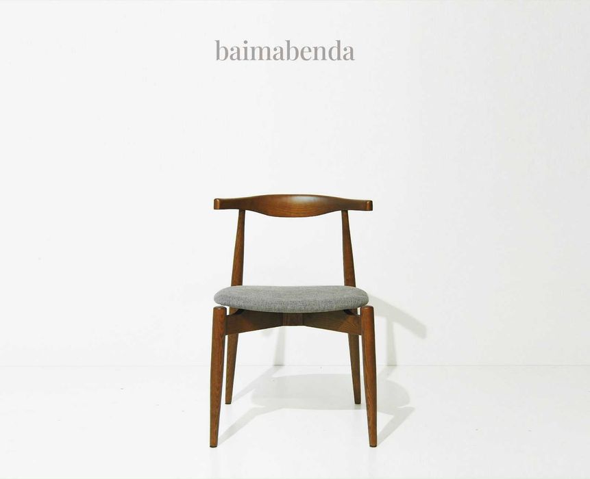 Cadeira estilo nórdico inspirada no design de Hans Wegner