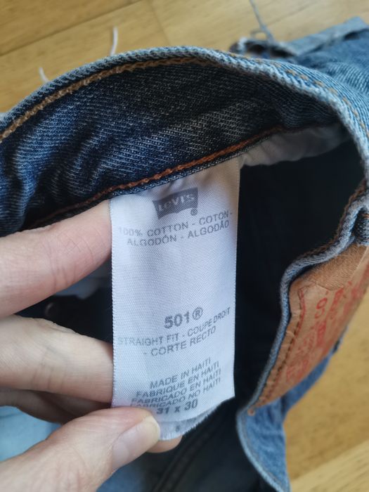Ultra krótkie shorty Levi's 501