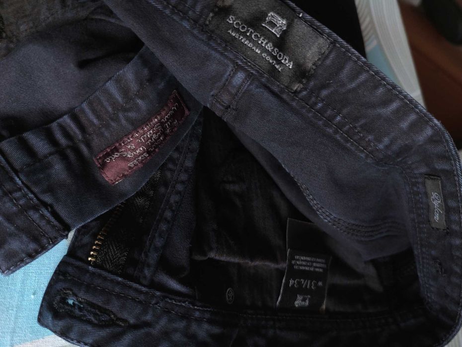 Джинсы Scotch&Soda Dylan jeans Дания w31 stretch dark navy.
