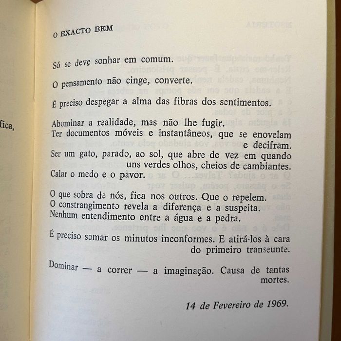 Raul de Carvalho - Um e o Mesmo Livro (1.ª edição, 1984)