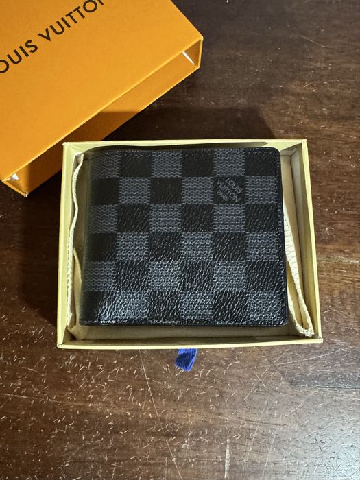 Carteira Louis Vuitton Homem Slender Preta