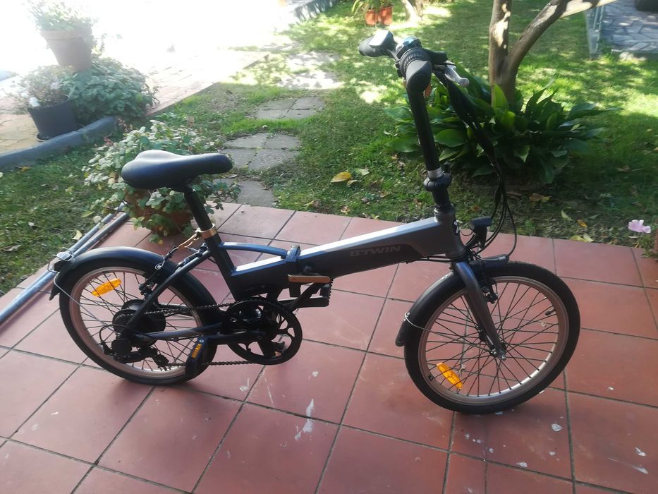 Bicicleta eletrica dobrável Hoptown 500e