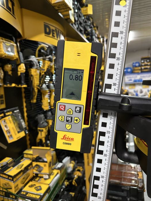 Ротаційний лазерний нівелір Leica Rugby CLX700 Hilti PR уклон двум ося