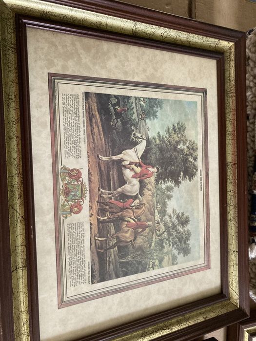 Quadros de caça moldura de Paços Ferreira