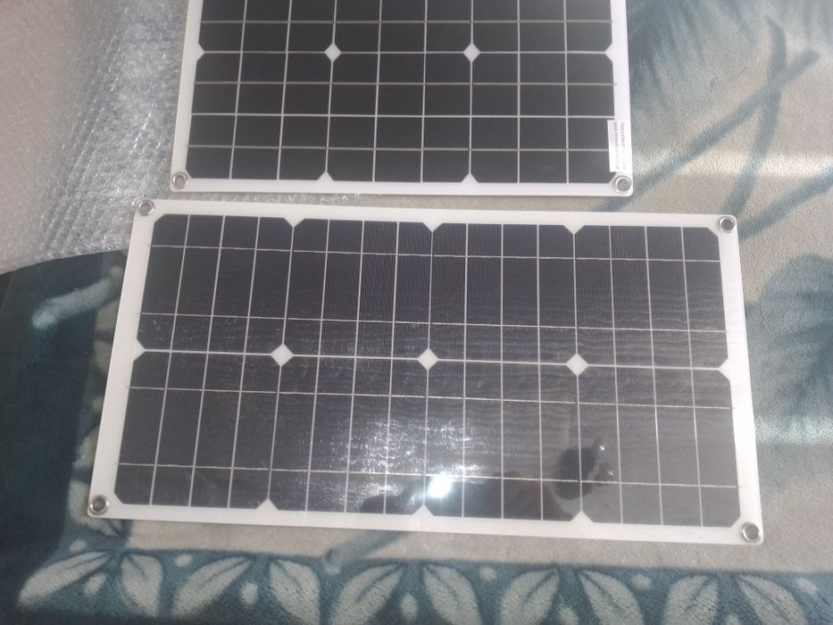 Гибкие и на алюминиевой рамке портативные солнечные панели до 50вт