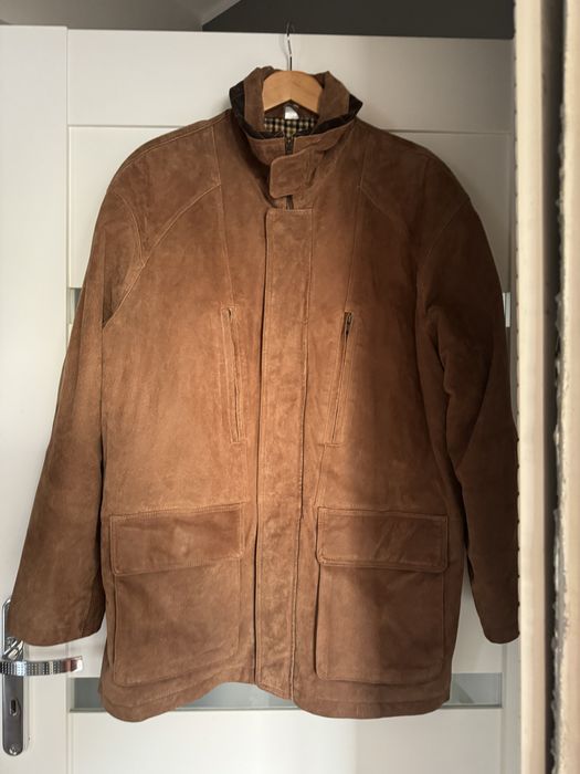 Meska skorzana ocieplana kurtka roz 50