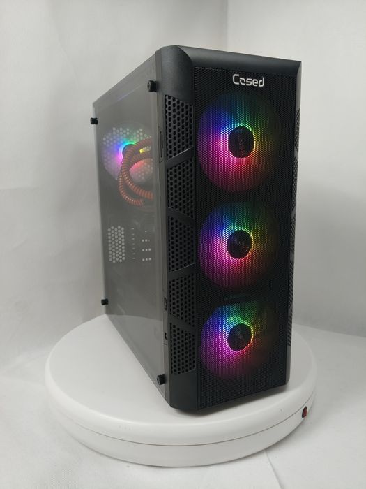 Komputer Gamingowy Ryzen 7 7800X3D,RX 9070 XT,16GB,SSD,Woda,Win 11