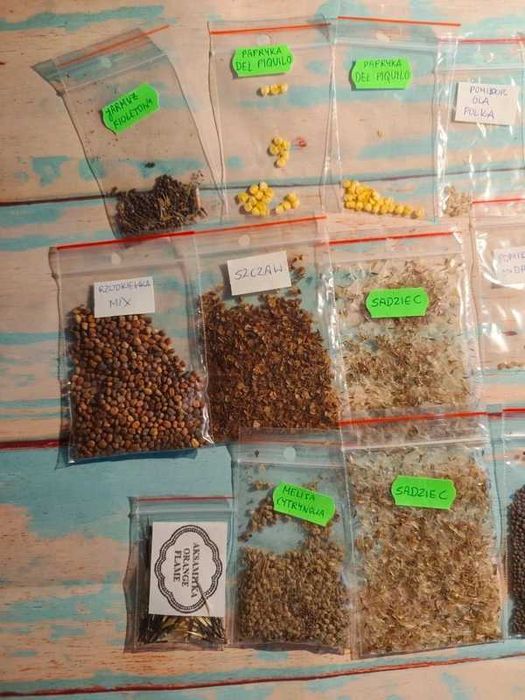 Zestaw nr 8 nasiona warzyw i kwiatów