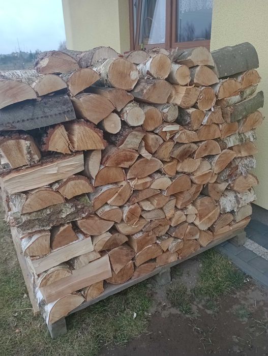 Drewno opałowe buk z brzozą