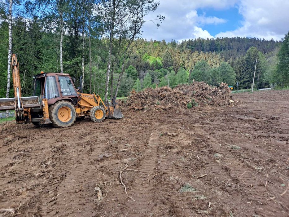 Prace Ziemne Usługi koparko ładowarķa wozidło budowlane 6t