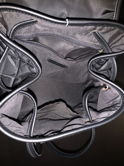 Mochila preta nylon da Natura