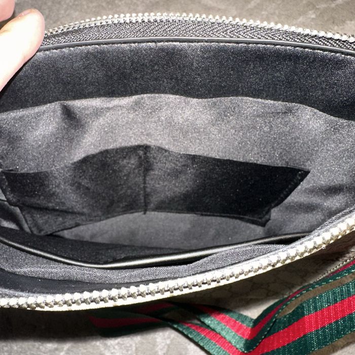 Сумка gucci night courrier gg supreme мессенджер гучі супрім поясна