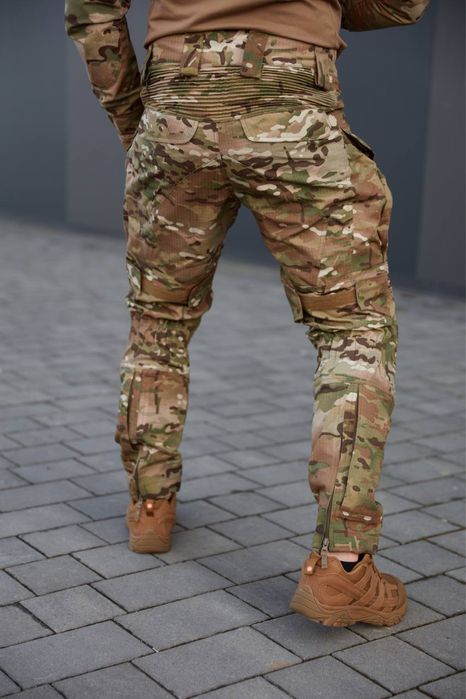 Штани тактично-польові з наколінниками G4 Nyco Tex мультикам/піксель