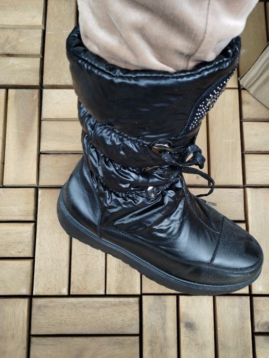 Kozaki damskie eleganckie Barski premium collection