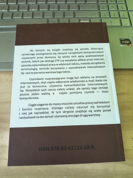 Książka Łukasz Piwko, "Komputer w pracy tłumacza"