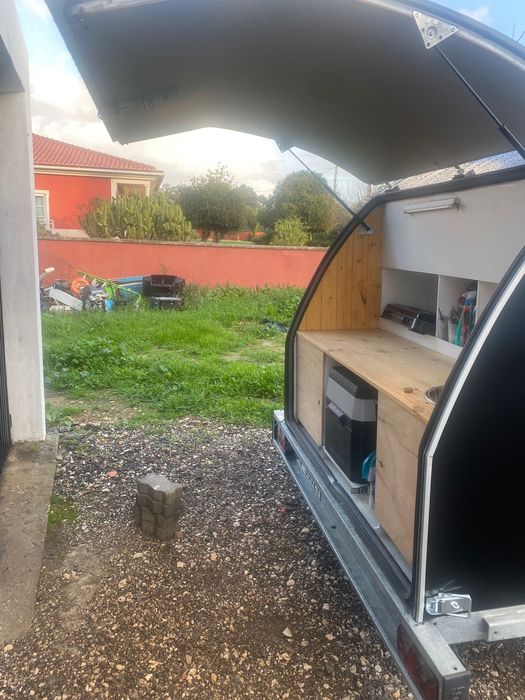 Mini caravana quarto móvel e cozinhalivrete  DUO especial dormitório l