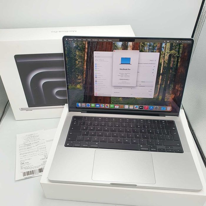 Apple MacBook Pro 14 A3401 M4 24/512 GB 47cykli 100% GW do 2027-04