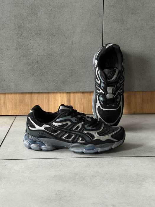 Чоловічі кросівки Asics Gel NYC чорні сріблясті (40-45)