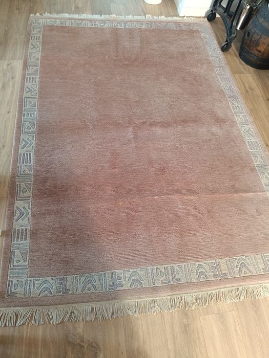 Piekny dywan wełniany ręcznie tkany Nepal 173 × 245 cm