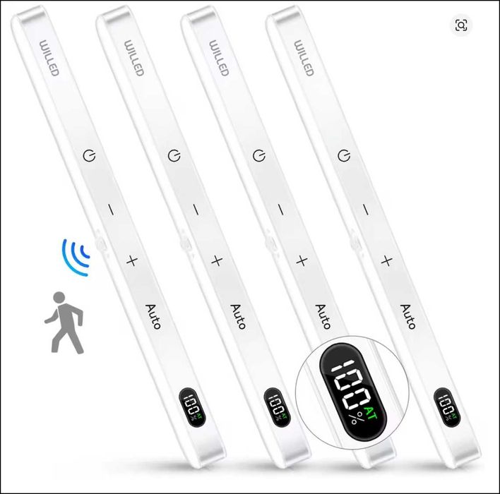 Акумуляторний LED світильник з датчиком руху